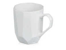 Кружка с гранями Amery, белая фото