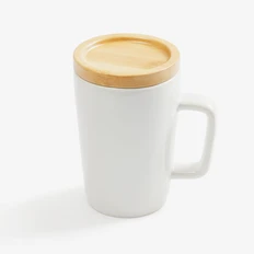 Кружка с крышкой-костером Molti Vierra, белая фото