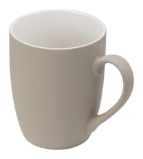 Кружка с покрытием soft-touch Tulip Gum, бежевая фото