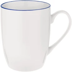 Кружка Simmy, белая / синяя фото