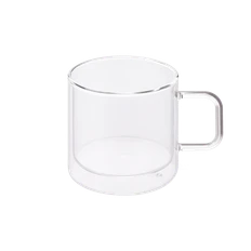 Кружка стеклянная с двойными стенками Luna, прозрачный фото
