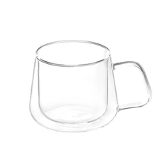 Кружка стеклянная с двойными стенками Portobello Dolce, 350 мл, прозрачная фото
