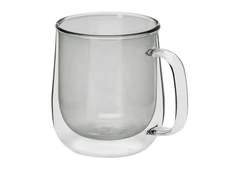 Кружка стеклянная с двойными стенками Eat & Bite Select Ubud, прозрачная фото