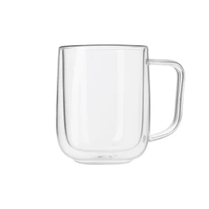 Кружка стеклянная с двойными стенками Viora, прозрачная фото
