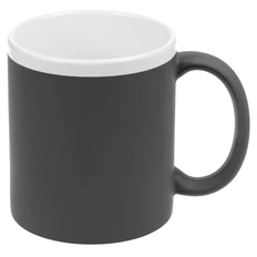 Кружка StopSpot с покрытием софт-тач, серая фото