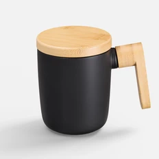 Кружка Twinnix, 300 мл, черная фото