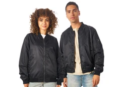 Куртка бомбер US Basic Antwerpen, унисекс, черная фото