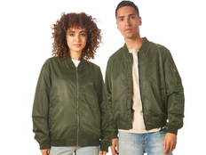 Куртка-бомбер US Basic Antwerpen, зеленая фото