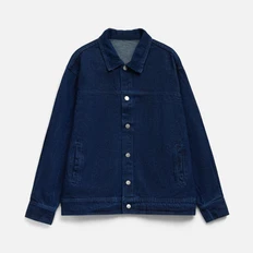 Куртка джинсовая Andor O1, темно-синяя фото