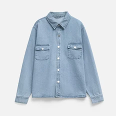 Куртка джинсовая Andor O3, голубая фото