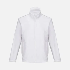 Куртка флисовая унисекс Sol's Nitro, 300 г/м2, белая фото