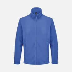 Куртка флисовая унисекс Sol's Nitro, 300 г/м2, ярко-синяя фото