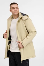 Куртка-парка унисекс Manevr Sfera, бежевая фото