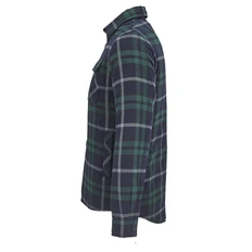 Куртка-рубашка оверсайз Sol's Noah, зеленая фото