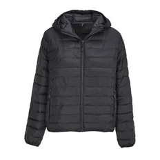 Куртка женская Sol's Stream Hooded, черная фото