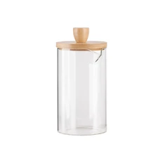 Кувшин Natural, 600 мл, прозрачный / бежевый фото