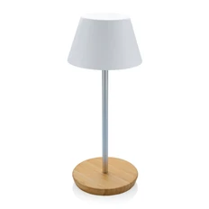 Лампа беспроводная настольная из переработанного пластика XD Collection Pure Glow, белая фото