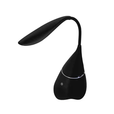 Лампа настольная беспроводная со встроенной колонкой Swanny, черная фото