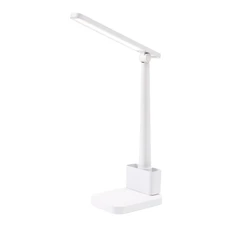 Лампа настольная Melissa, белая фото