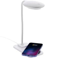  Лампа настольная с беспроводной зарядкой Modicum, белая фото