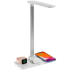 Лампа настольная с зарядным устройством Uniscend Power Light, белая фото