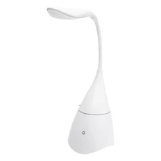 Лампа настольная с колонкой Swanny, белая фото