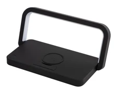 Лампа с функцией беспроводной зарядки Evolt Robo, 10 Вт, черная фото