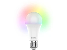 Лампочка умная Led Hiper IoT A61 RGB, E27, белая / серебристая фото