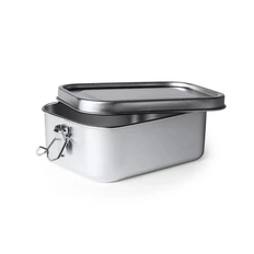 Ланч-бокс Brena, 1200 мл, серебристый фото