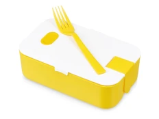 Ланч-бокс Neo, белый / желтый фото