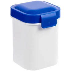 Ланчбокс для снеков Lunch Crunch, белый / синий фото