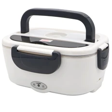 Ланчбокс с подогревом Yummybox, серый фото