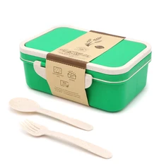 Ланчбокс из пшеничного волокна Inar, зеленый фото
