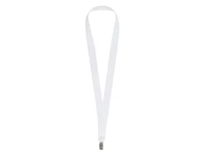 Ланъярд под сублимацию с клипом, 2 см, белый фото