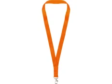 Ланъярд с карабином из RPET, оранжевый фото
