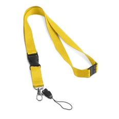 Ланьярд с карабином Murray, 2 см, желтый фото