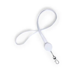 Ланъярд с проводом для зарядки GLUSOL, белый фото