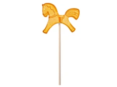 Леденец «Лошадка» со вкусом апельсина, оранжевый фото