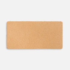 Лейбл кожаный Tuken, S, бежевый фото