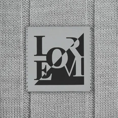 Лейбл светоотражающий Tao, L, серый фото