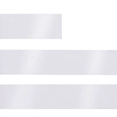 Лента сатиновая Satin 20 XXL, 220 см, белая фото