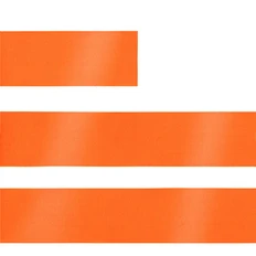 Лента сатиновая Satin 20 XXL, 250 см, оранжевая фото