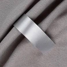 Лента сатиновая Satin 35 М, 60 см, серая фото