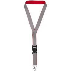 Лента светоотражающая Interlevel, красная / серая фото