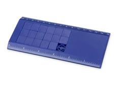 Линейка с игрой «Пятнашки», синяя фото