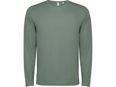 Лонгслив детский Roly Estoril, зеленый фото