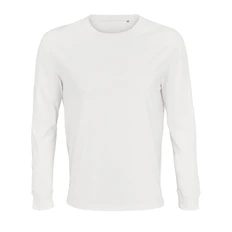 Лонгслив унисекс с длинным рукавом Sol's Pioneer LSL, белый фото