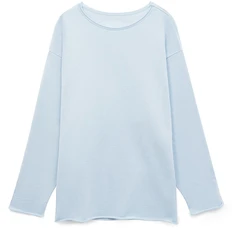 Лонгслив унисекс Siluetti Fuori, светло-голубой фото