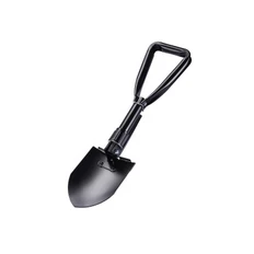 Лопата складная Multi Shovel Pro, черная фото