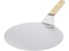 Лопатка для пиццы Palla, серебристая / крафт фото